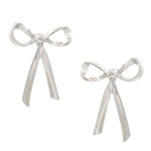 METAL BOW EARRING