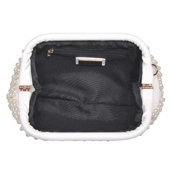 PEARL ALL OVER LYDIA CLUTCH