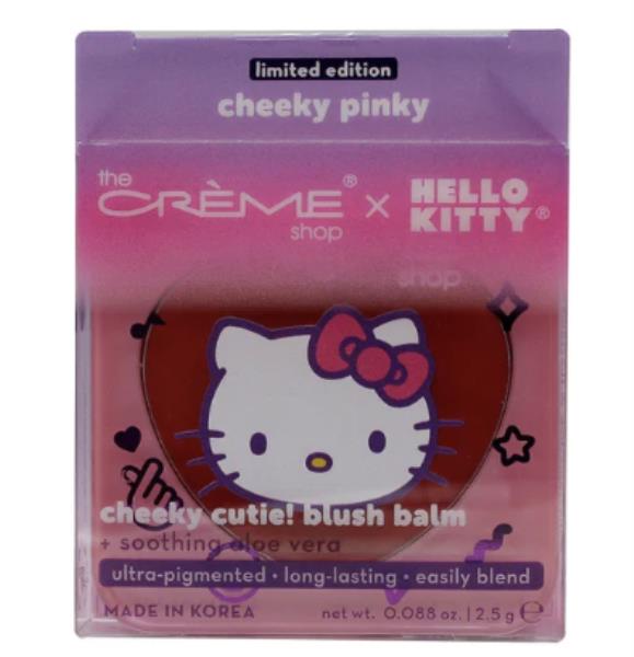 THE CRÈME SHOP X HELLO KITTY(PURPLE) BLUSH BALM - CHEEKY PINKY