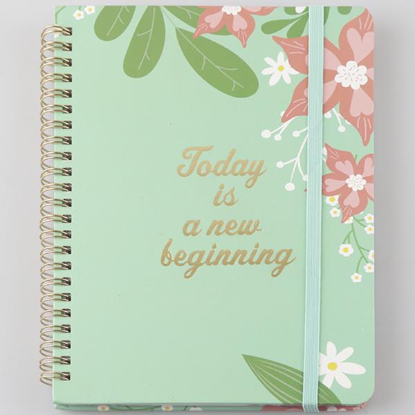 TODAY IS A NEW BEGINNING WEEKLY MONTHLY PLANNER NOTEBOOK