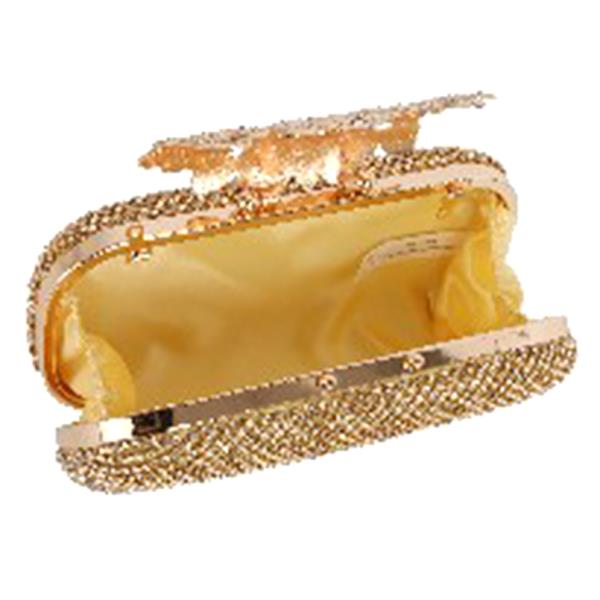 (ONLINE ONLY) RHINESTONE DESIGN CLUTCH CROSSBODY BAG