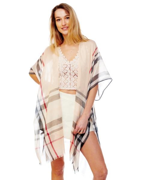 PLAID KIMONO