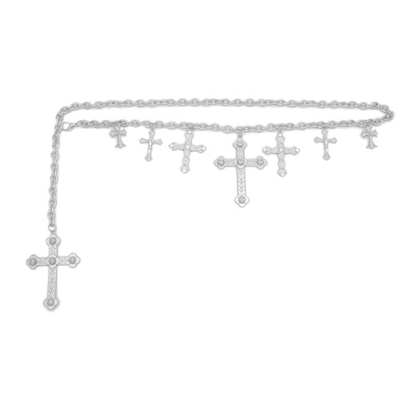 CROSS CHARM CHAIN BELT