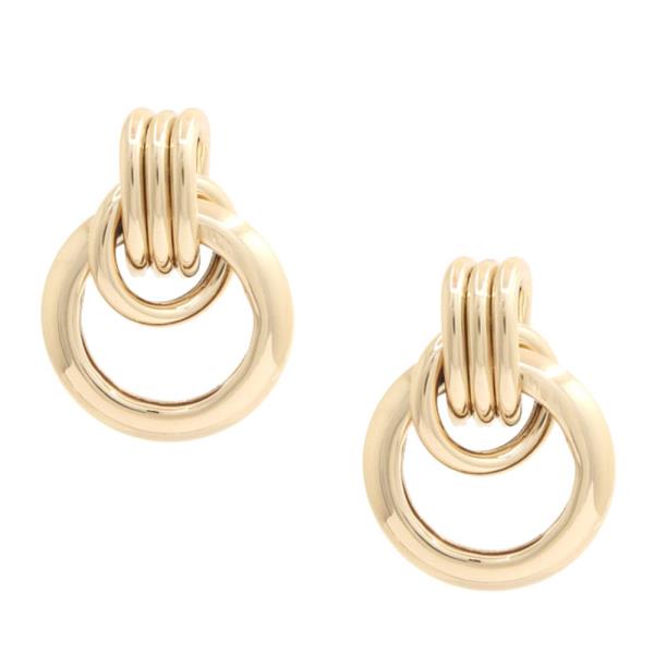 CIRCLE METAL EARRING