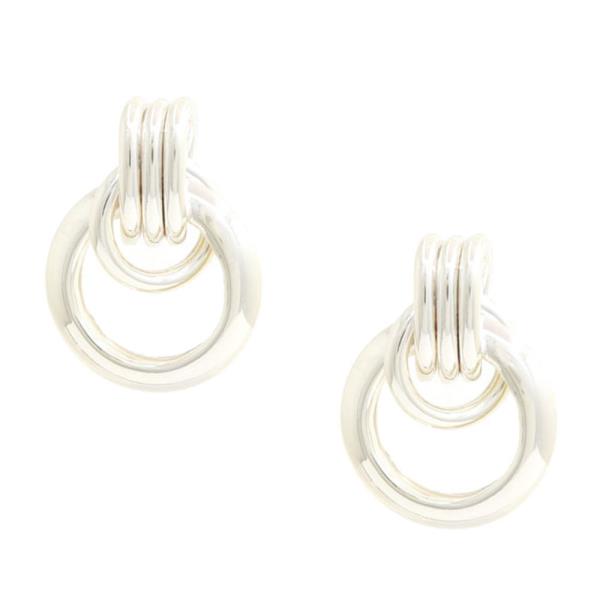 CIRCLE METAL EARRING