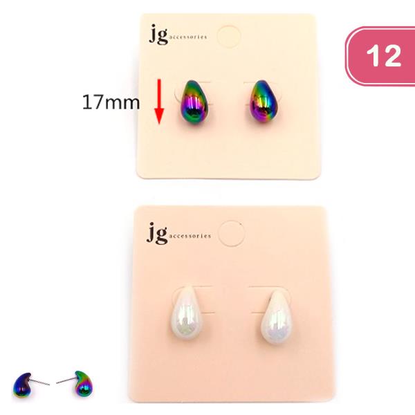 CHUNKY HOOP EARRING (12 UNITS)