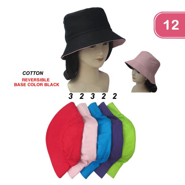 REVERSIBLE BUCKET HAT (12 UNITS)