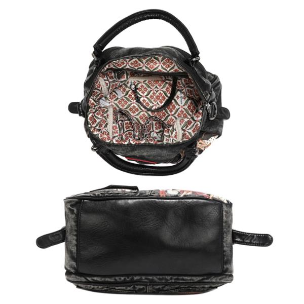 NICOLE LEE DENIM SISTERS SECRET DOME HANDBAG