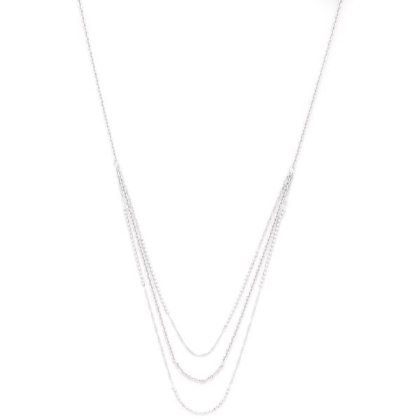 SODAJO DAINTY CHAIN LAYERED NECKLACE