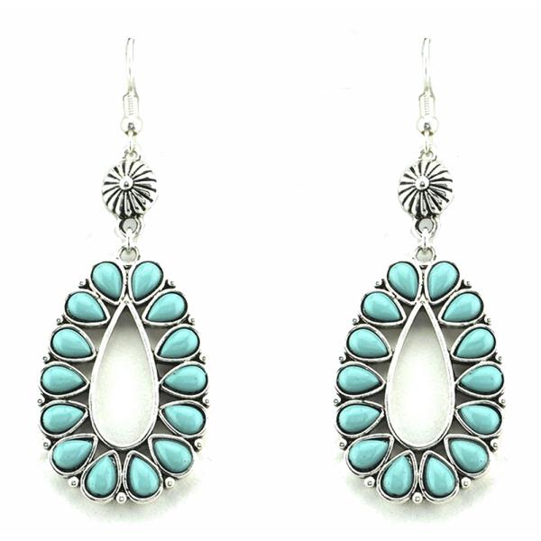 WESTERN TQ DANGLE EARRING