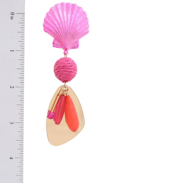 SEA LIFE SHELL DANGLE EARRING