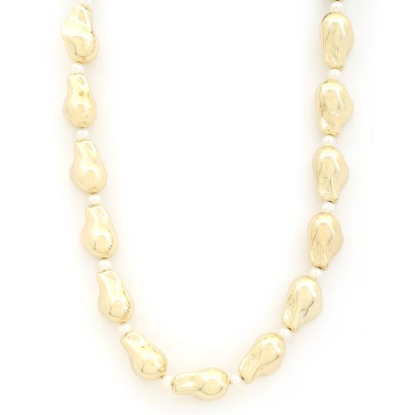 SODAJO BEAD GOLD DIPPED NECKLACE