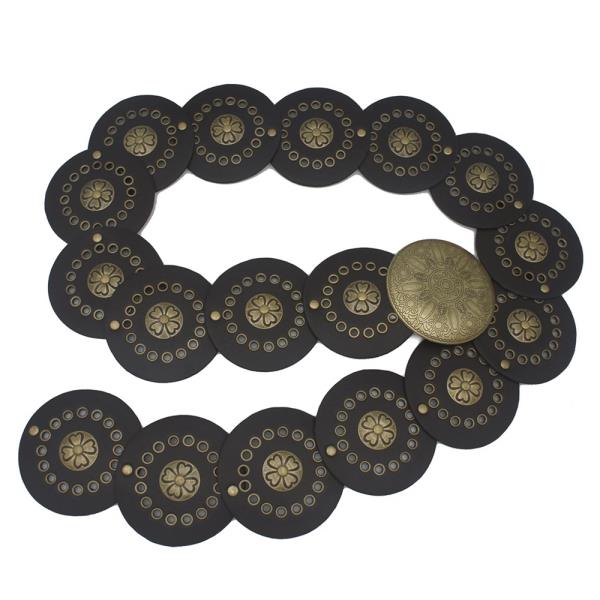 PLUS SINGLE LINER Y2K BOHO DISC BELT