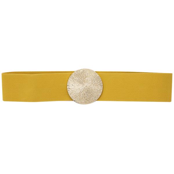 ROUNDED METAL DESIGN ELASTIC BELT