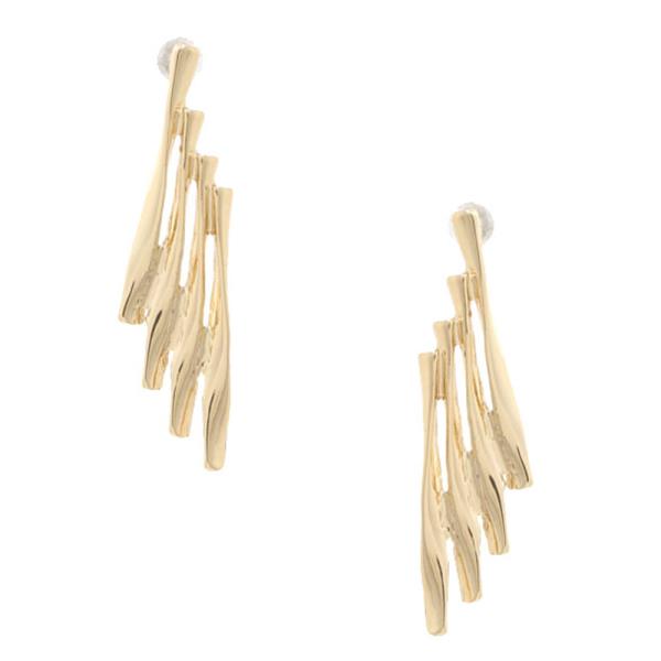 SODAJO METAL GOLD DIPPED EARRING