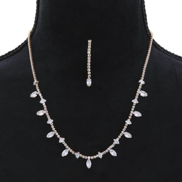 DAINTY MARQUISE CZ NECKLACE
