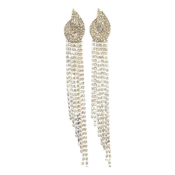 RHINESTONE FRINGE BRIDAL & PARTY EARRING