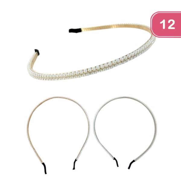 PEARL HEADBAND (12 UNTIS)