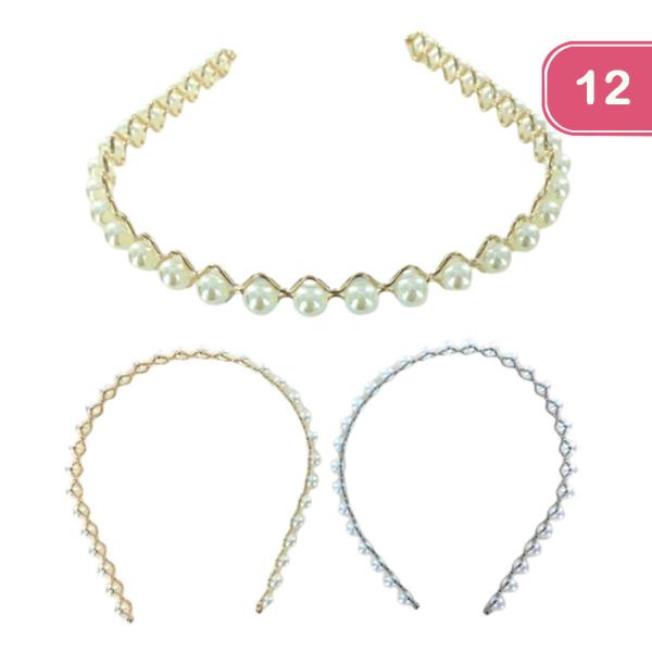 PEARL HEADBAND (12 UNITS)