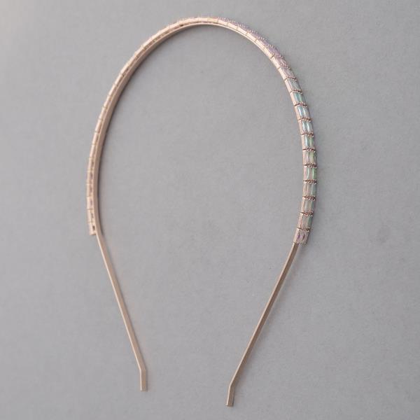 DAINTY RHINESTONE METAL HEADBAND