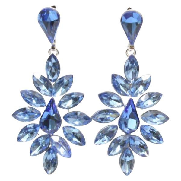 CRYSTAL RHINESTONE BRIDAL PARTY DANGLE EARRING