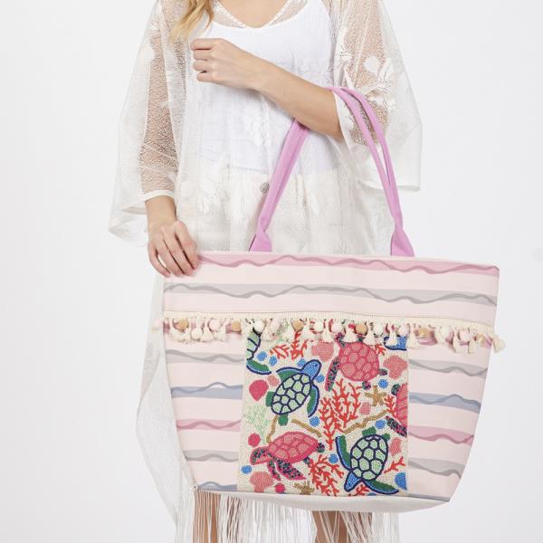 (ONLINE ONLY) BOHO FRINGE TOTE BAG