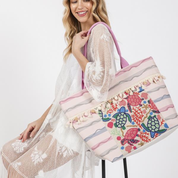 (ONLINE ONLY) BOHO FRINGE TOTE BAG