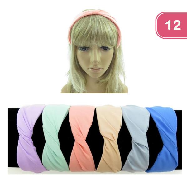 KNOTTED HEADBAND (12 UNITS)