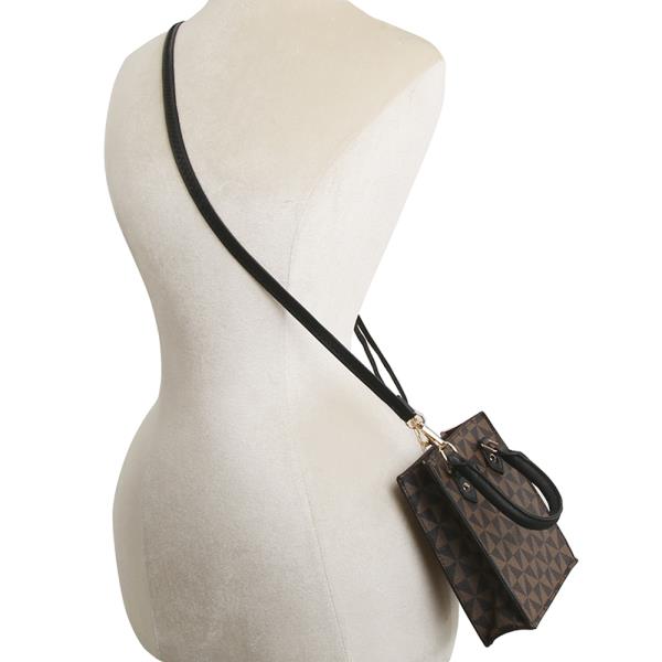MONOGRAM HANDLE CROSSBODY BAG