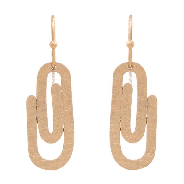 PAPER CLIP HOOK EARRING