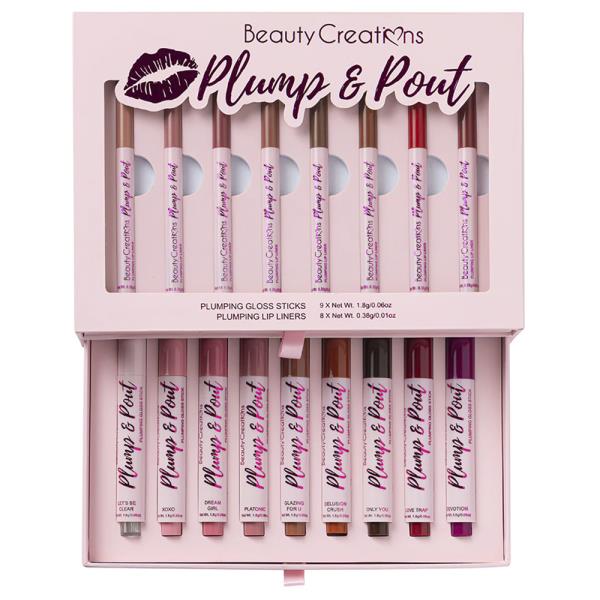 BEAUTY CREATIONS PLUMP AND POUT JOINT PR SET