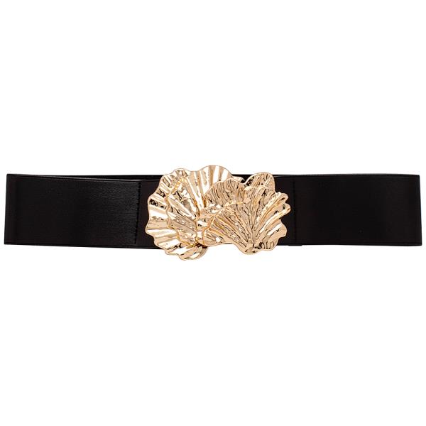 SEA SHELL SHAPE METAL ELASTIC WAIST BELT