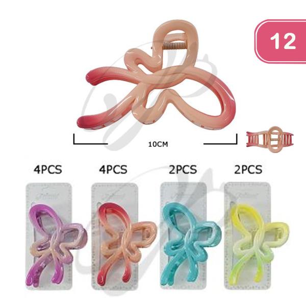 BUTTERFLY HAIR CLIP (12 UNITS)