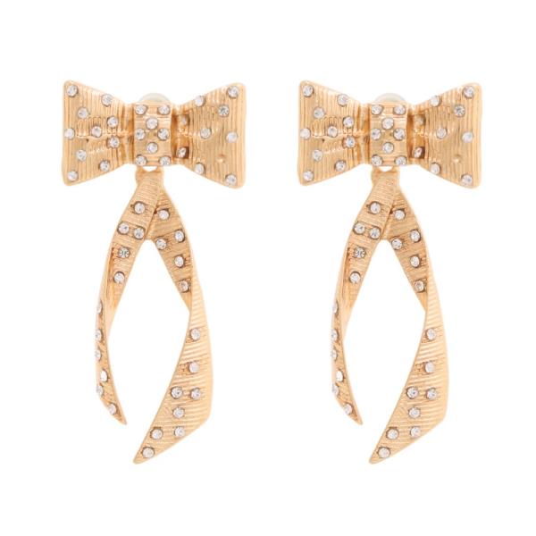 SDJ RIBBON METAL POST EARRING