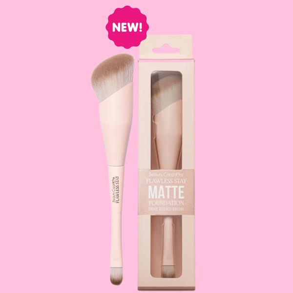 BEAUTY CREATIONS FLAWLESS STAY MATTE FOUNDATION BRUSH DUAL ENDED BRUSH