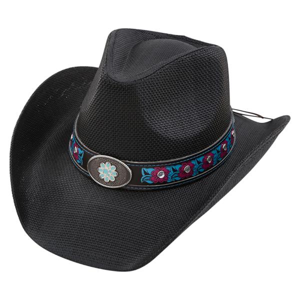 WESTERN FLORAL COWBOY HAT