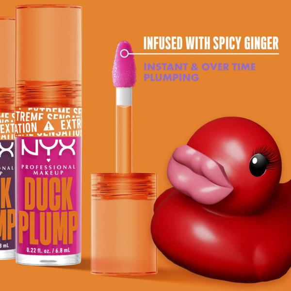 NYX DUCK PLUM HIGH PIGMENT PLUMPING LIP GLOSS (3 UNITS)