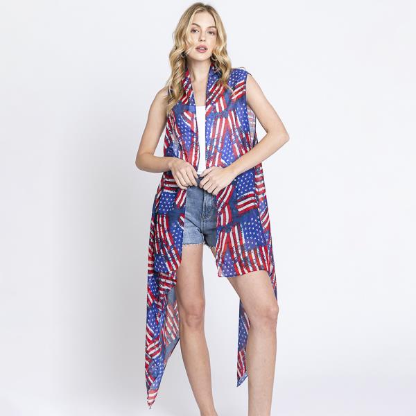 AMERICAN FLAG VEST