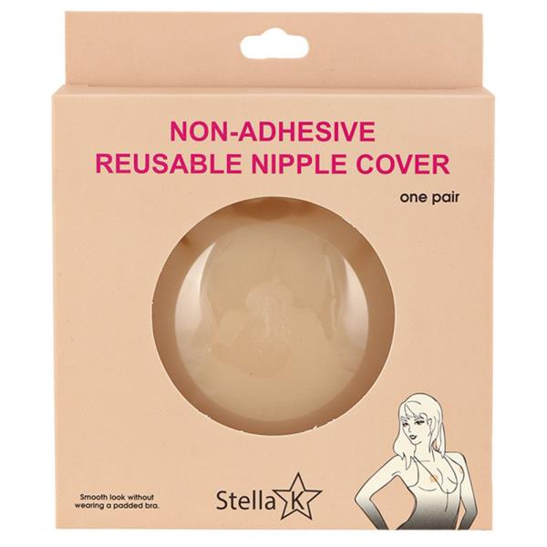 NON-ADHESIVE REUSABLE NIPPLE COVER