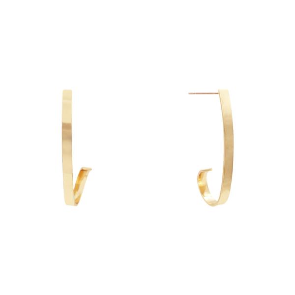 METAL J EARRING