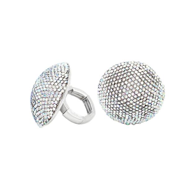 ROUND RHINESTONE RING