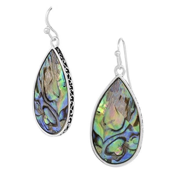 TAILORED LOOK ABALONE EARRING