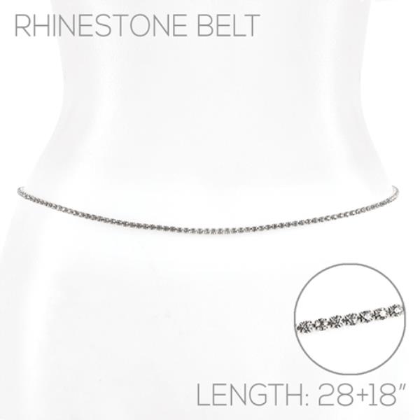 RHINESTONE BELLY BELT