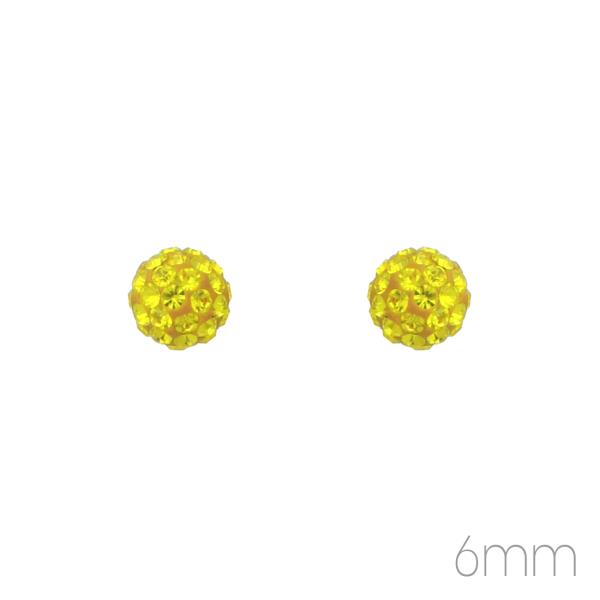 6MM CLAY BALL STUD EARRING