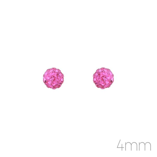 4MM CLAY BALL STUD EARRING