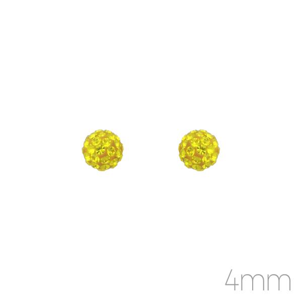 4MM CLAY BALL STUD EARRING