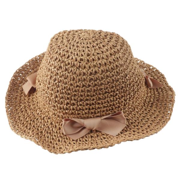 STRAW RIBBON SUN HAT