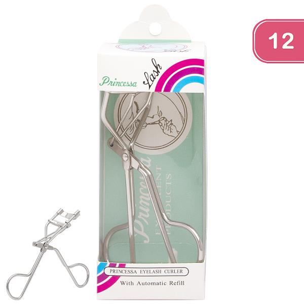 PRINCESSA EYELASH CURLER W AUTO REFILL (12 UNITS)