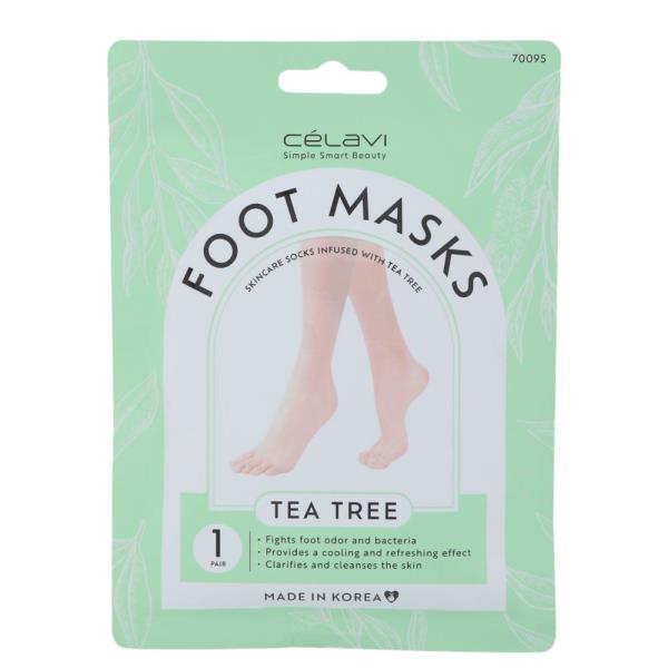 CELAVI TEA TREE FOOT MASK (24 PCS)