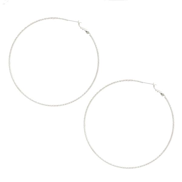 14K GOLD DIPPED HYPOALLERGENIC HOOP EARRING